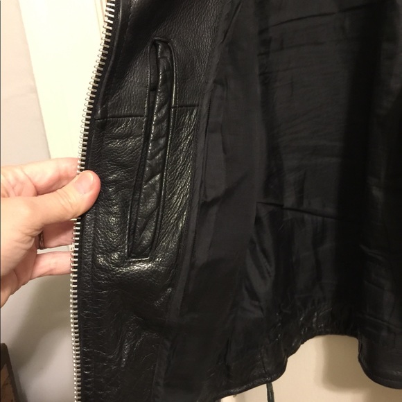 Leather Motorcycle jacket - Picture 6 of 10